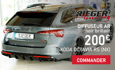 diffuseur arrière rieger tuning skoda